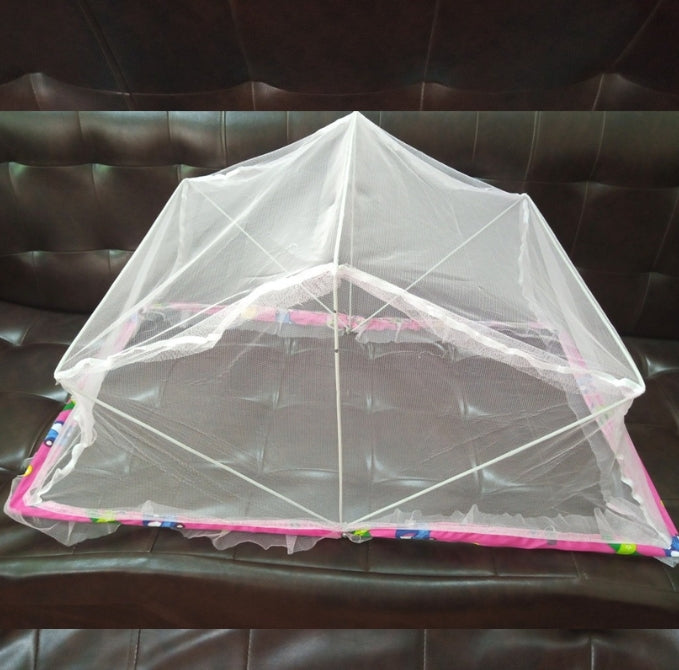 Baby Mosquito Net Frame, Rectangular Net Frame, Baby Mosquito Saver, Machardani 4 Sided Frill Cover