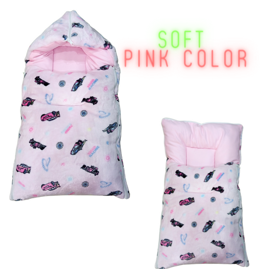 New Born Baby Sleeping Bag, Cap Set