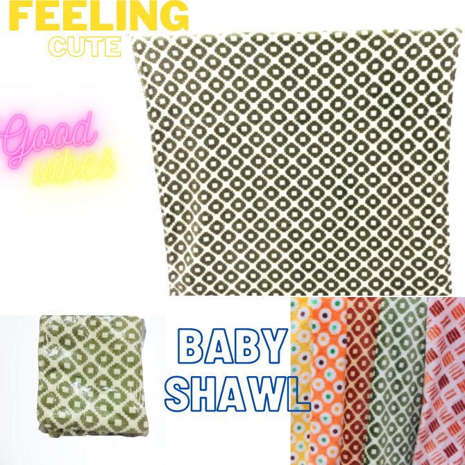 Imported Collection Soft Baby Blanket, Wrapping Shawl, Rectangular cloak, AC Shawl