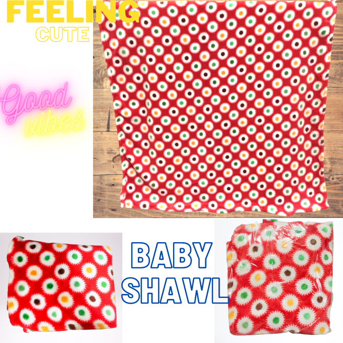 Imported Collection Soft Baby Blanket, Wrapping Shawl, Rectangular cloak, AC Shawl